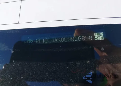 2020 Toyota Camry Le from USA, damaged, VIN 4T1C11AK0LU926858